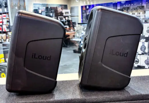IK Multimedia - iLoud MTM MkII Compact Studio Monitor with ARC Measurement Mic - Black (Pair) 2